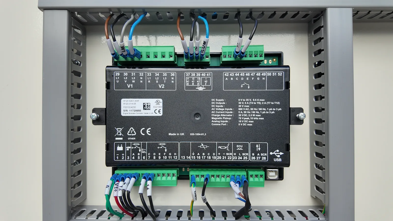 مولدة Perkins 250 kVA مفتوحة - 10