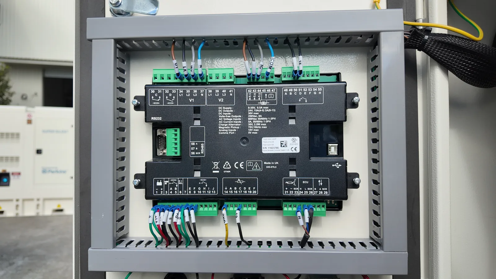 مولدة Perkins 500 kVA مفتوحة - 9